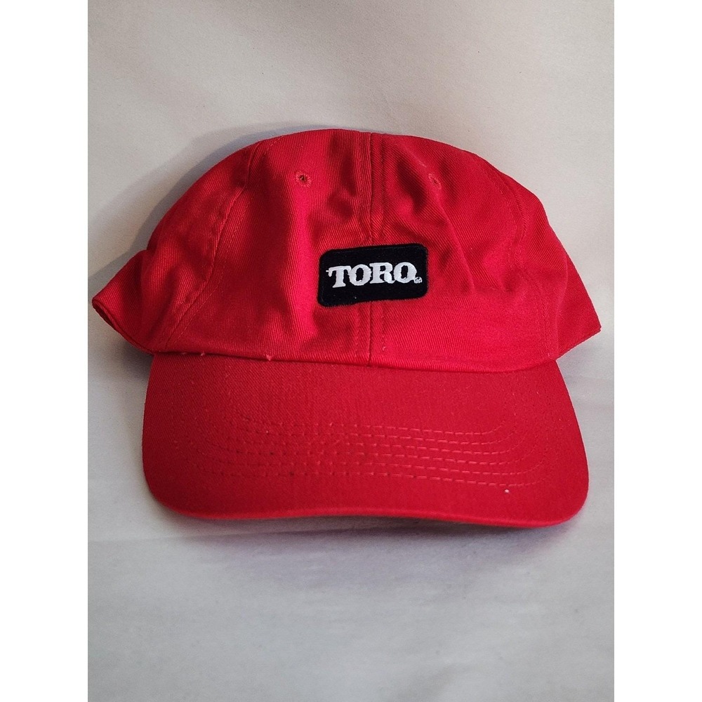 Toro Lawn Mowers Equipment Brand Dad Hat Red Cotton Adjustable Baseball Cap
